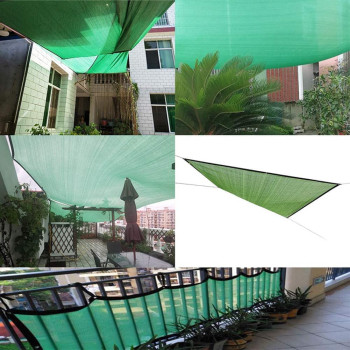 HS-Zak Miller Shade Net Sun Shade Sail Green Anti-UV HDPE Sunshade Net Outdoor Awning Canopy Garden Swimming Pool Shade Net Succulent Plant Cover Shelter Shading Net,1 * 1.5m