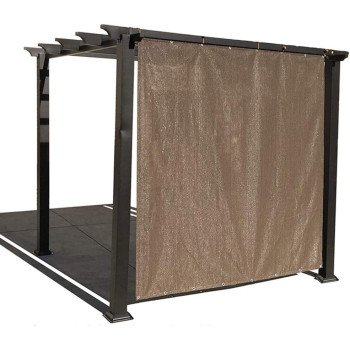 Wuzming Shading Net Plant Shadow Anti-UV Breathable With Metal Hole Courtyard Polyethylene, 21 Sizes,customizable (Color : Brown) 