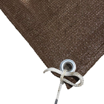 Wuzming Shading Net Plant Shadow Anti-UV Breathable With Metal Hole Courtyard Polyethylene, 21 Sizes,customizable (Color : Brown) 