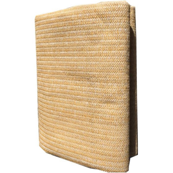 Wuzming Shading Net Shading Rate 90% Anti-UV Metal Hole Antirust Courtyard Polyethylene, 23 Sizes (Color : Gold Yellow) 