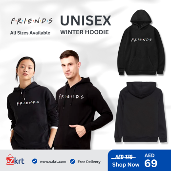 Friends Hoodie Black