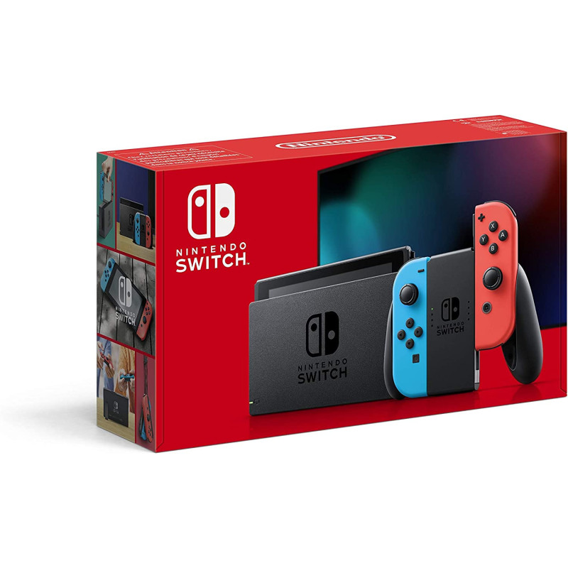 Nintendo Switch Extended Battery Version (Neon Red/Neon Blue) - International Version