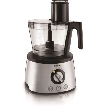 PHILIPS Avance Collection Multifunction Food Processor Hr7778/01, 1300W, Compact 4In1 Setup, 3.4L Bowl With Stainless Steel Disc, 2.2L Blender, Centrifugal Juicer + Citrus Press, Metal Kneading Hook