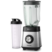 PHILIPS Core Blender HR3573/90 Series 5000 (1000 W, ProBlend Crush Technology, Drink Bottle) Metal/Glass