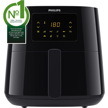 Philips Essential XL Airfryer 2000W 1.2Kg, Digital, 7 Presets, Black Body/Blackhandle, 50Hz HD9270/91., 1.2Kg- 2000W