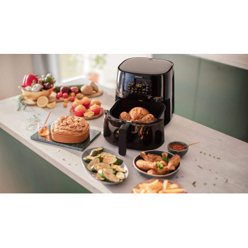 Philips Essential XL Airfryer 2000W 1.2Kg, Digital, 7 Presets, Black Body/Blackhandle, 50Hz HD9270/91., 1.2Kg- 2000W