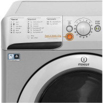 Indesit Freestanding Innex Washer and Dryer/ 7Kg Washing Capacity/ 5Kg Drying Capacity/ 1400 Rpm/ Silver/ XWDE-751480XSUK