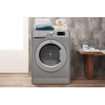 Indesit Freestanding Innex Washer and Dryer/ 7Kg Washing Capacity/ 5Kg Drying Capacity/ 1400 Rpm/ Silver/ XWDE-751480XSUK