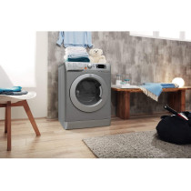 Indesit Freestanding Innex Washer and Dryer/ 7Kg Washing Capacity/ 5Kg Drying Capacity/ 1400 Rpm/ Silver/ XWDE-751480XSUK