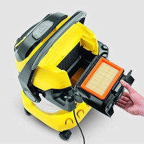 KARCHER Strong Wet Dry Vacuum Cleaner, 25L, 1100W only, Low Consumption, Karcher WD5 Premium