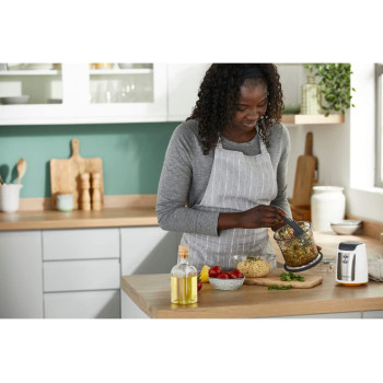 Kenwood Chopper 500W Electric Food Chopper With 2 X 500Ml Bowl, Dual Speed, Stainless Steel Quad Blade, Multi Mayo Mayonnaise Attachment, Spatula, Ice CrUSh Function Chp61.200Wh White