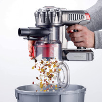 Kenwood Cordless Vacuum Cleaner 2-in-1 Upright Stick Vacuum Cleaner + Handheld Vacuum Cleaner with 22.2V Li-ion Battery, 160W Suction Power, 45 Minutes Run Time for Multi Surface SVM12.000RD Red