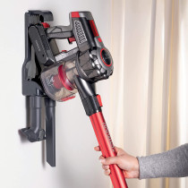 Kenwood Cordless Vacuum Cleaner 2-in-1 Upright Stick Vacuum Cleaner + Handheld Vacuum Cleaner with 22.2V Li-ion Battery, 160W Suction Power, 45 Minutes Run Time for Multi Surface SVM12.000RD Red