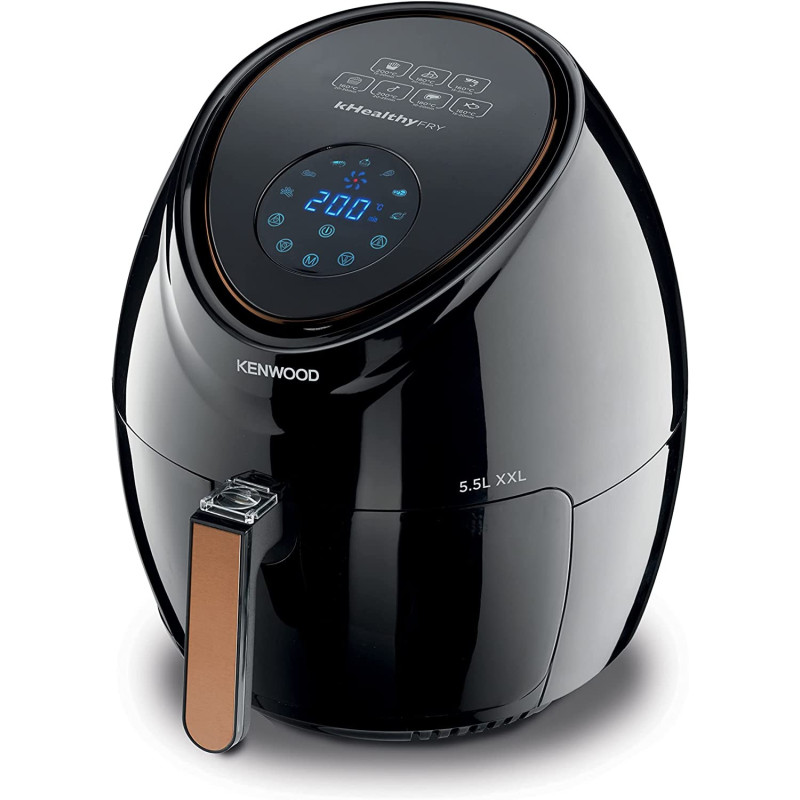 Kenwood Digital Air Fryer XXL 5.5L 1800W With Rapid Hot Air Circulation HFP50.000BK