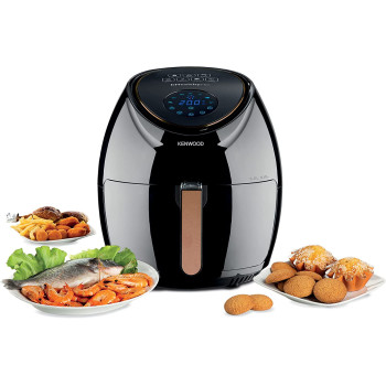 Kenwood Digital Air Fryer XXL 5.5L 1800W With Rapid Hot Air Circulation HFP50.000BK