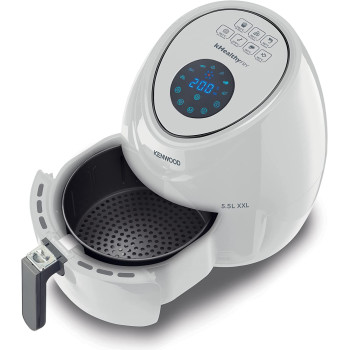 Kenwood Digital Air Fryer XXL 5.5L 2.4KG 1800W with Rapid Hot Air Circulation, HFP50.000WH, White