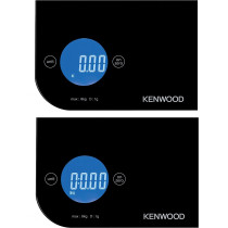Kenwood Digital Kitchen Scale 5G-8Kg Capacity Weight Scale Weighing Scale With 6 Weighing Units, 4Mm Tempered Glass, Touch Control, 3 Aaa Batteries, Tare/Zero Function, Auto Shut-Off Wep50.000Bk Black