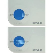 Kenwood Digital Kitchen Scale 5G-8Kg Capacity Weight Scale Weighing Scale With 6 Weighing Units, 4mm Tempered Glass, Touch Control, 3 Aaa Batteries, Tare/Zero Function, Auto Shut-Off Wep50.000Wh White