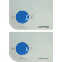Kenwood Digital Kitchen Scale 5G-8Kg Capacity Weight Scale Weighing Scale With 6 Weighing Units, 4mm Tempered Glass, Touch Control, 3 Aaa Batteries, Tare/Zero Function, Auto Shut-Off Wep50.000Wh White