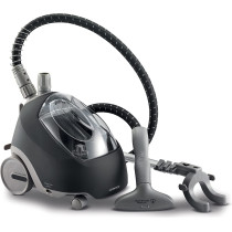 Kenwood Garment Steamer 1500W with 2L, Rotary Wheels, Folding Rack, Trouser Press, Glove GSP65.500BK Black