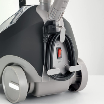 Kenwood Garment Steamer 1500W with 2L, Rotary Wheels, Folding Rack, Trouser Press, Glove GSP65.500BK Black