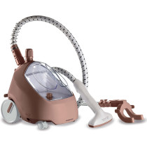 Kenwood Garment Steamer 1500W With 2L Water Tank Capacity, Rotary Wheels, Folding Rack, TroUSer Press, Glove Gsp65.500Pk Pink