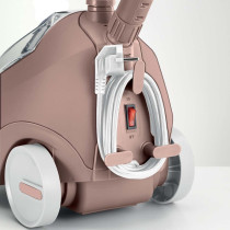 Kenwood Garment Steamer 1500W With 2L Water Tank Capacity, Rotary Wheels, Folding Rack, TroUSer Press, Glove Gsp65.500Pk Pink