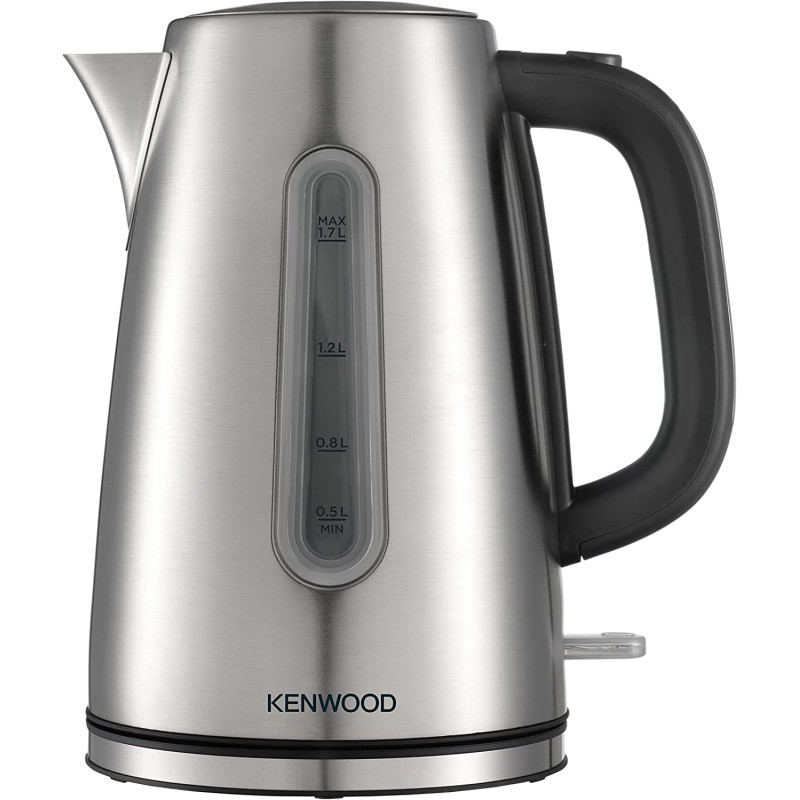 Kenwood Stainless Steel Kettle 1.7L Cordless Electric Kettle 3000W With Auto Shut-Off & Removable Mesh Filter Zjm11.000Ss Silver/Black