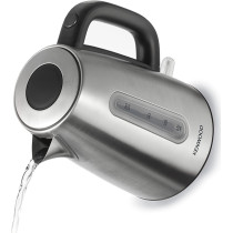 Kenwood Stainless Steel Kettle 1.7L Cordless Electric Kettle 3000W With Auto Shut-Off & Removable Mesh Filter Zjm11.000Ss Silver/Black