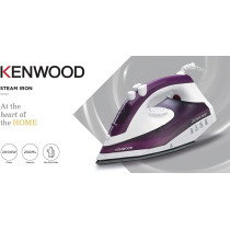 Kenwood Steam Iron 2000Watts, 250Ml Capacity, Non Stick Sole Plate, Steam Power 18/120G, Purple Stp40.000Wp.