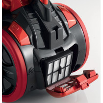 Kenwood Vacuum Cleaner 2000W Multi Cyclonic Bagless Canister Vacuum Cleaner 3L With 5M Cable, Multi Surface, Anti Bacteria, Pet Care For Home & Office Vbp70.000Br Black/Red