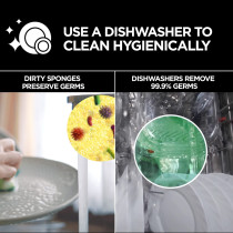 Midea Portable dishwasher with Finish Powerball Ultimate All in One Dishwasher Tablets, Lemon Sparkle, 48 Tabs
