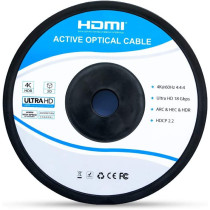 Mowsil AOC FIBRE HDMI to HDMI 2.0V 4K CABLE, Bandwidth upto 18 Gbps (50M)