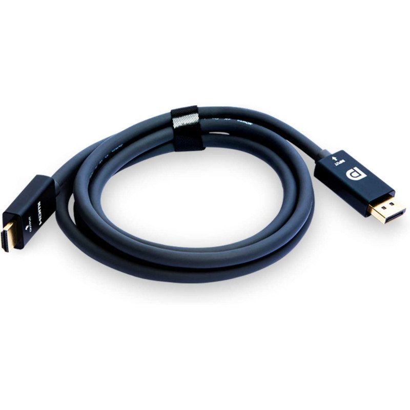 MOWSIL DP to HDMI 4K UHD Cable Male to Male, DisplayPort to HDMI Video Cable (2M)