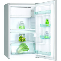 Nikai 125L Gross Capacity Single Door Refrigerator (90L Net Capacity) Mini Refrigerator, NRF125SS1 - Silver
