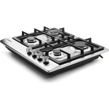 Nikai 4 Burner Built-In Gas Hob With Autoignition, NGH3005N- Stainless Steel, Silver"Min 1 Year Manufacturer Warranty"