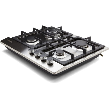 Nikai 4 Burner Built-In Gas Hob With Autoignition, NGH3005N- Stainless Steel, Silver"Min 1 Year Manufacturer Warranty"