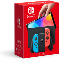 Nintendo Switch OLED Model Neon Red & Neon Blue Joy Con (UAE Version)