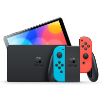 Nintendo Switch OLED Model Neon Red & Neon Blue Joy Con (UAE Version)