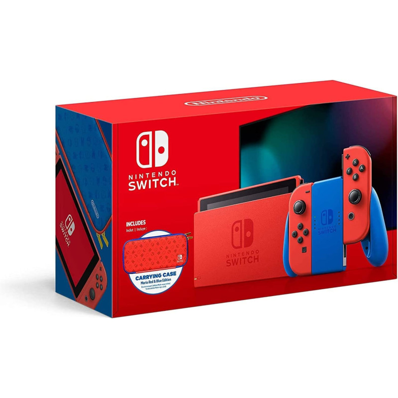 Nintendo Switch Console (Mario Red & Blue Edition) - UAE Version