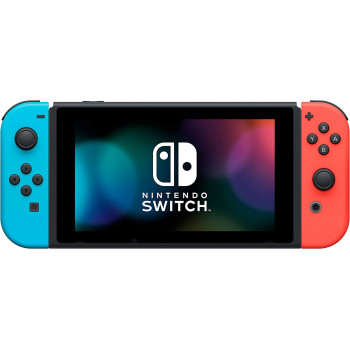 Nintendo Switch Console Neon Red & Blue Joy-Cons V2 With Extended Battery Life
