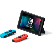 Nintendo Switch Console Neon Red & Blue Joy-Cons V2 With Extended Battery Life