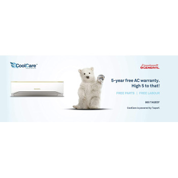 O GENERAL Premium Split Wall AC - 1.5 ton - Free 5-year full warranty
