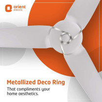 Orient Electric Aerocool 54 inch White Ceiling Fan