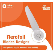 Orient Electric Aerocool 54 inch White Ceiling Fan