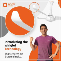 Orient Electric Aerocool 54 inch White Ceiling Fan