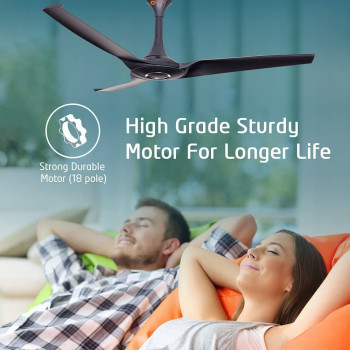 Orient Electric Aerostorm 52 inch Charcoal Grey Ceiling Fan