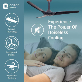 Orient Electric Aerostorm 52 inch Charcoal Grey Ceiling Fan