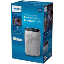 PHILIPS 1000 Series Air Purifier AC1215/90, VitaShield IPS & NanoProtect Pro Filter, Touch UI, White & 1.8m cord (270 m3/h, 63 m2, 33dB)
