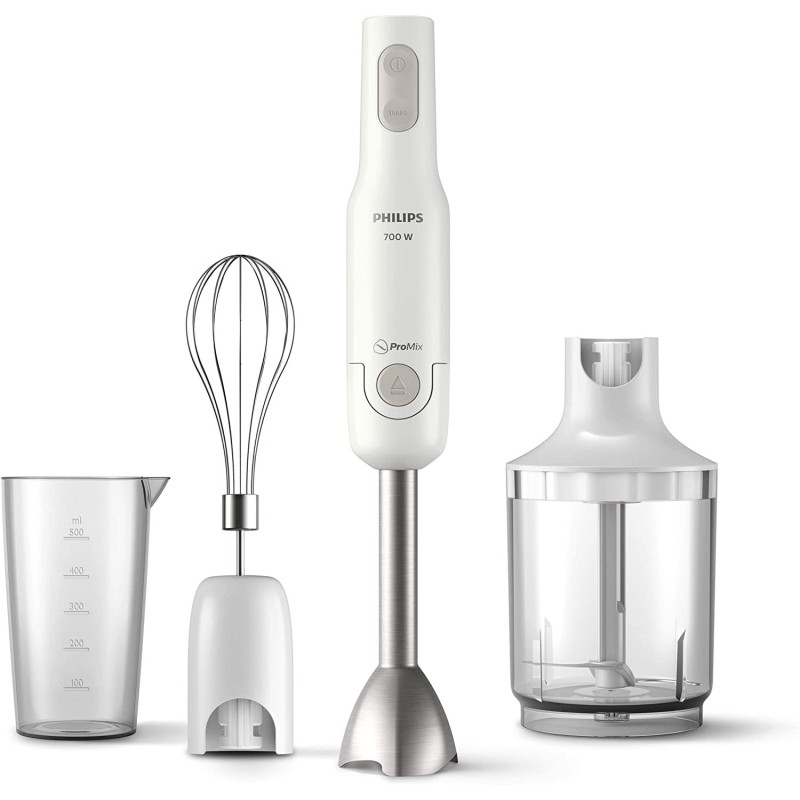 Philips 700W With Metal Bar, Promix, 0.5L, XL Chopper, Whisk, White, 3-Pin Hr2545/01."Min 1 Year Manufacturer Warranty"